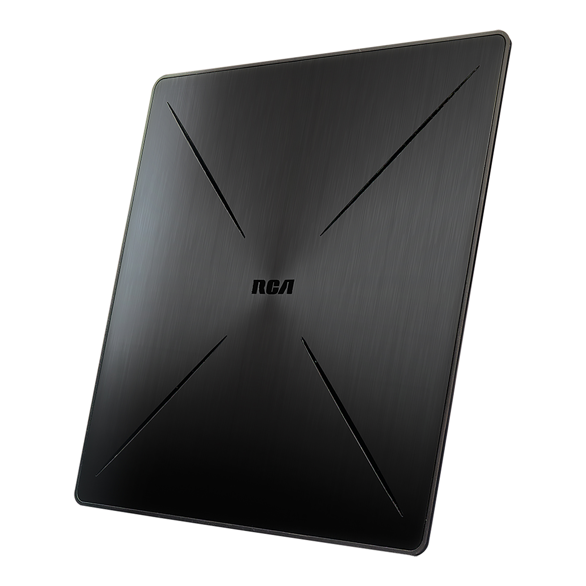 RCA Amplified Indoor Flat HDTV Antenna — Multi-Directional, Easel Stand, 40-Mile Range, Model# ANT1360E